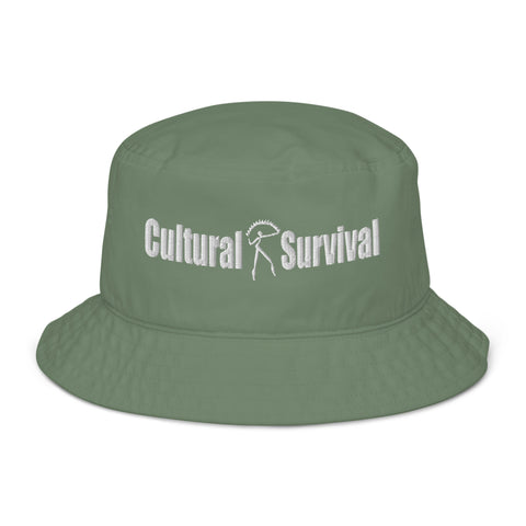 Organic Bucket Hat: Cultural Survival Logo